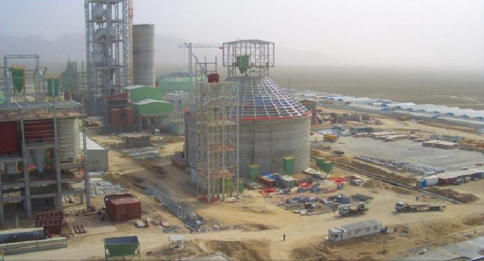 POLİMEKS AŞ.TÜRKMENİSTAN CEBEL ÇİMENTO FABRİKASI 80.000 M2  SAHA BETON YAPIM İŞİ